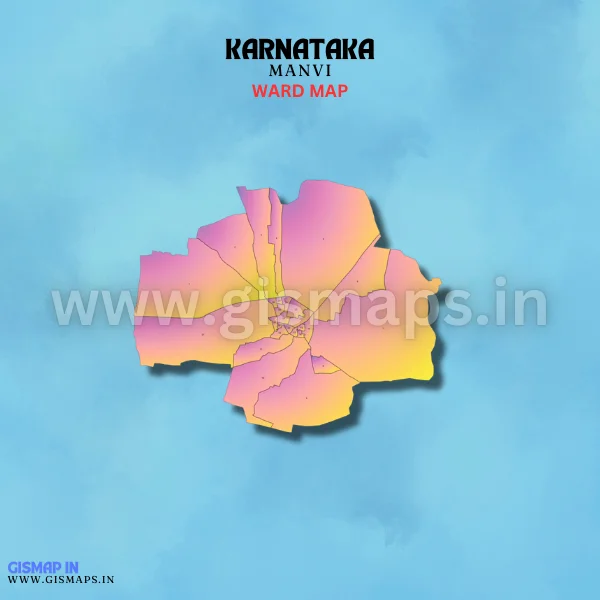 Manvi Ward Map (Karnataka)